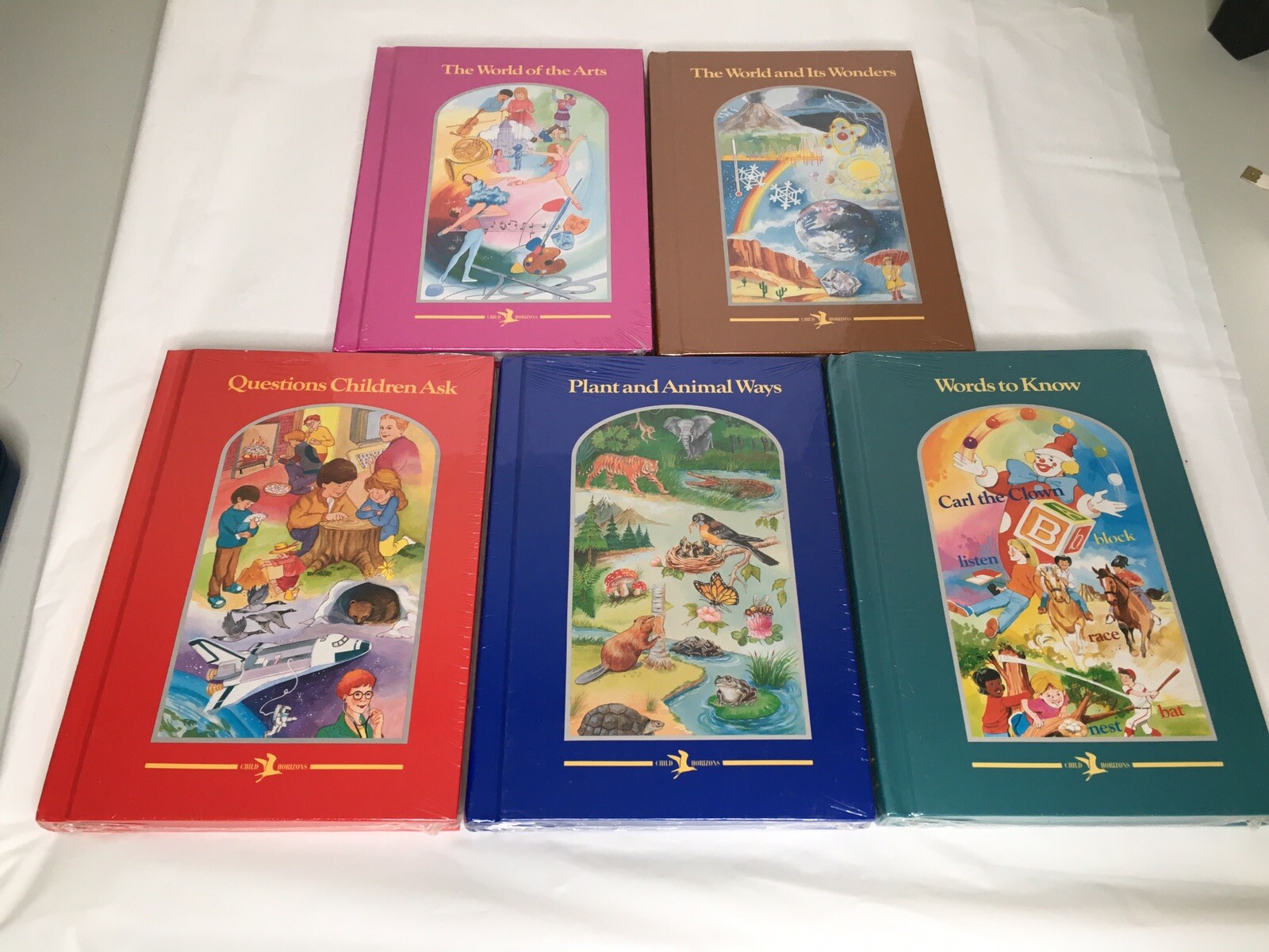 Vintage Child Horizons Childrens Books Set of 5 Homeschooling Sealed New