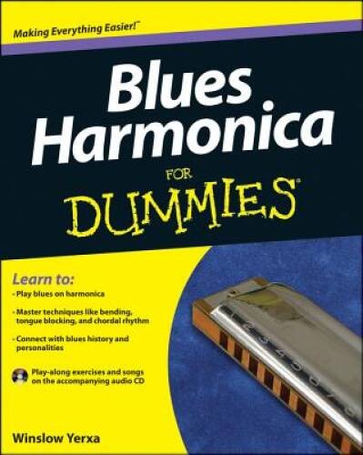 Blues Harmonica For Dummies – Paperback By Yerxa, Winslow – VERY GOOD