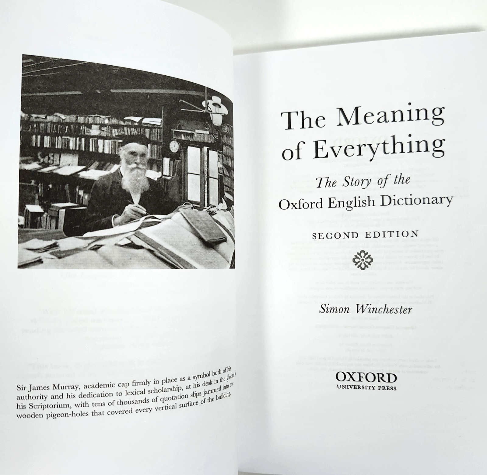 The Meaning of Everything by Simon Winchester (2018 TP) NEW Story Oxford Eng Dic