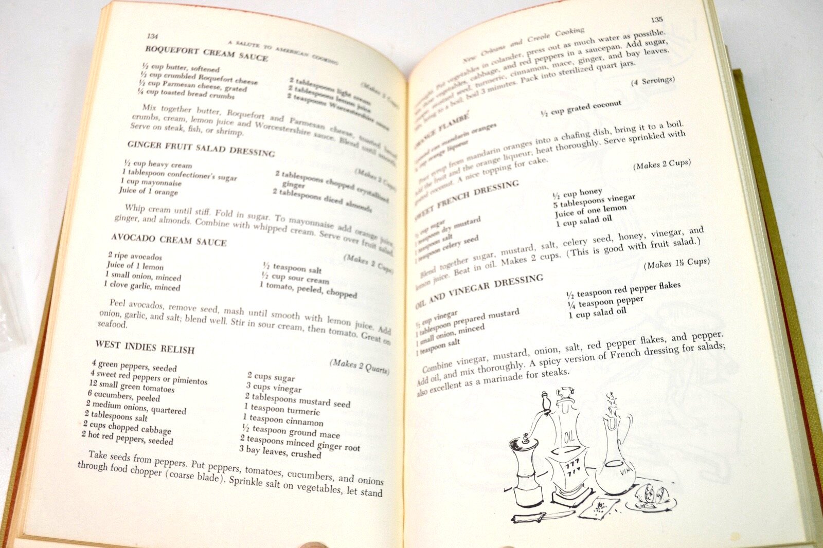 Vtg 1968 HC Cookbook A Salute to American Cooking Longstreet Regional Recipes