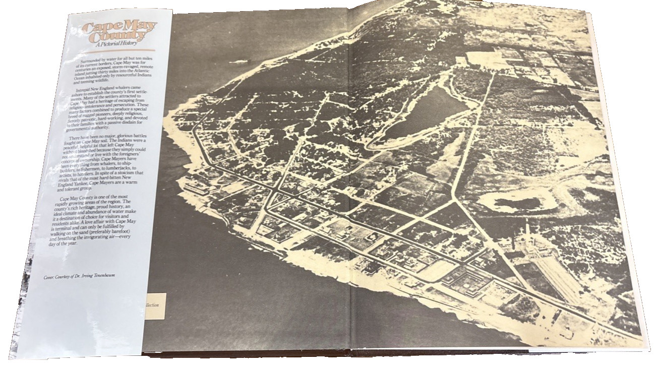 Cape May County : Pictorial History Hardcover Herb Beitel, Vance Enck Signed NJ