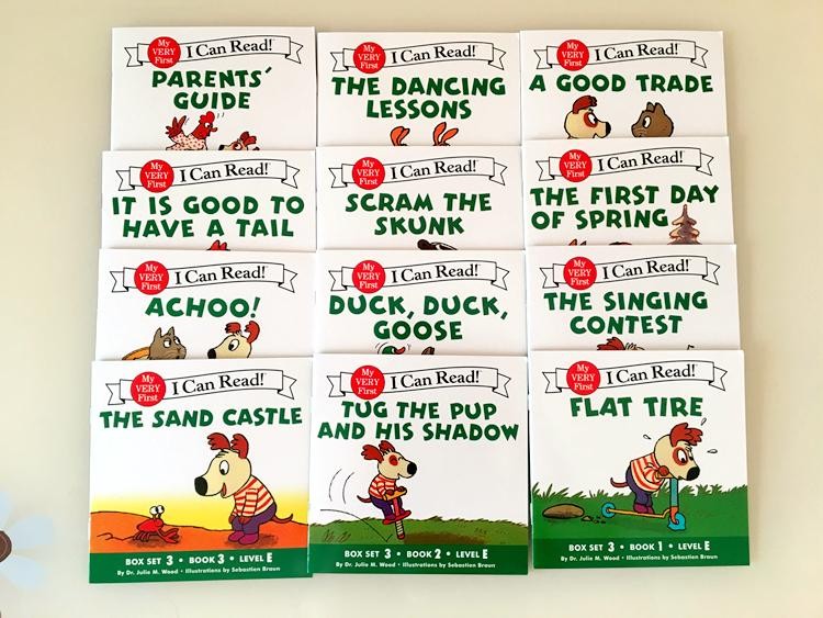 I Can Read Phonics 12-Book Set My First English Story Picture Books Montessori K