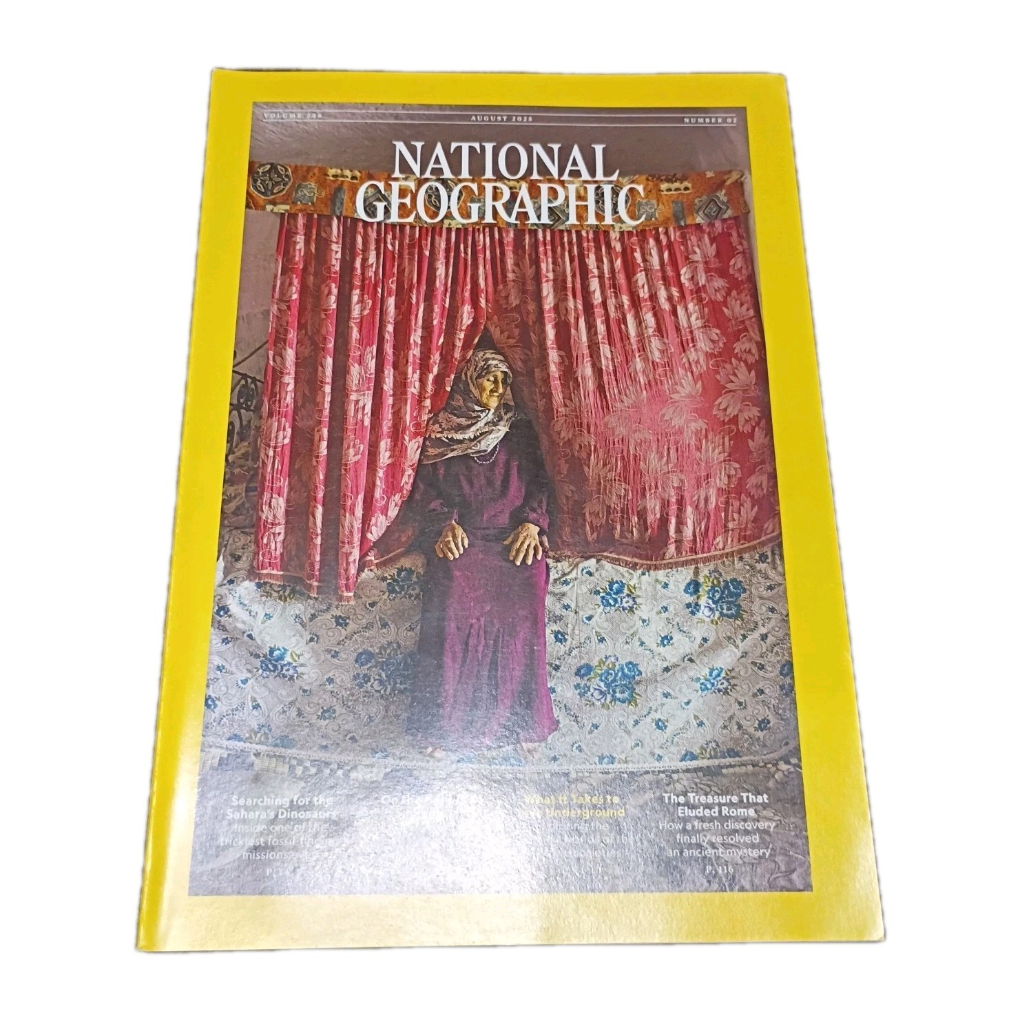 NATIONAL GEOGRAPHIC MAGAZINE AUGUST 2025 SAHARA’S DINOSAURS LIVE UNDERGROUND