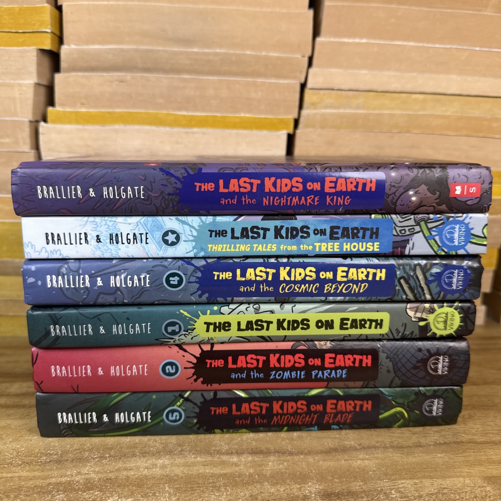 Lot of 6 – The Last Kids on Earth books by Max Brailler hardcover