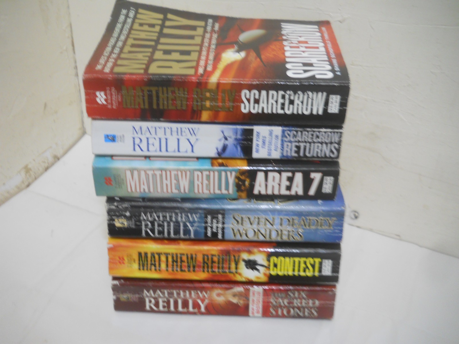 Lot 0f 6 Thrillers by Matthew Reilly~ G/VG paperbacks ~ Fast S&H