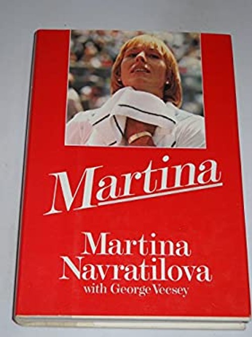 Martina : Autobiography Hardcover Martina, Vecsey, George Navrati