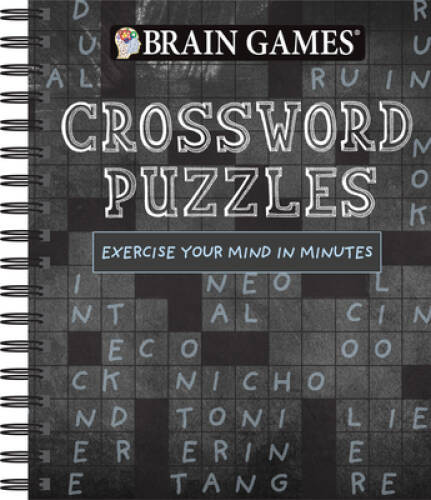 Brain Games – Crossword Puzzles: Exercise Your Mind in Minutes – VERY GOOD