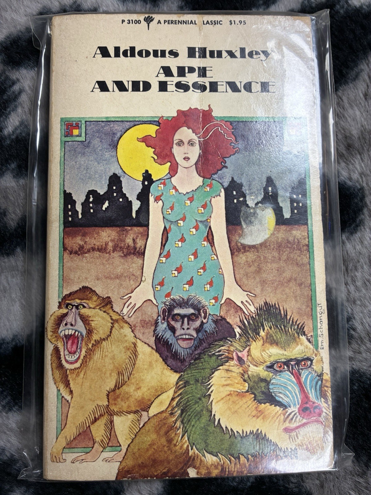 Ape And Essence Aldous Huxley 1972 P3100 PB Literature Sci-fi Fantasy Dystopian