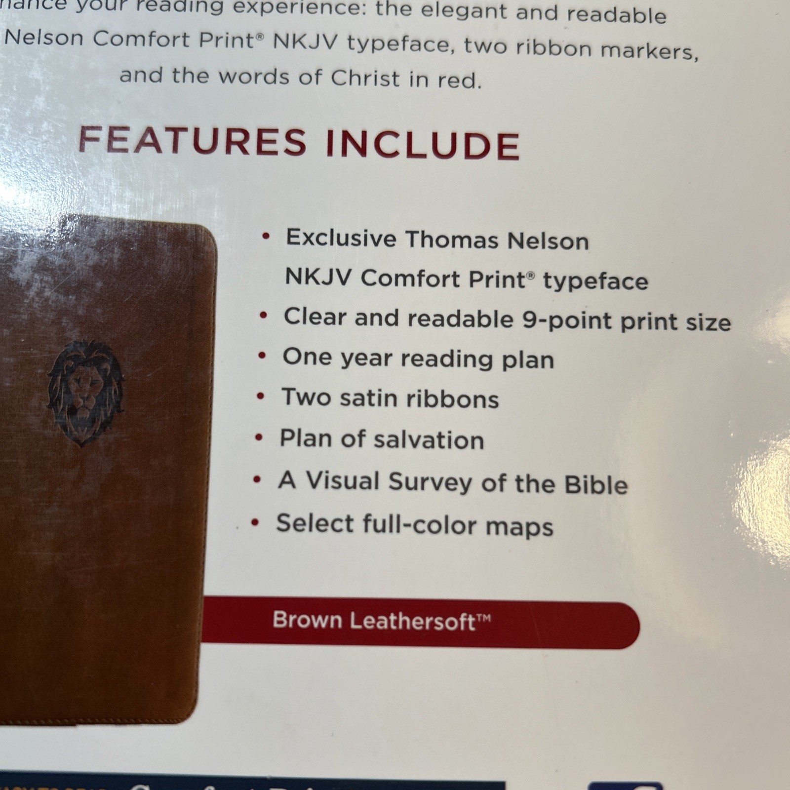 NKJV Thinline Bible by Thomas Nelson New King James Version Youth Edition