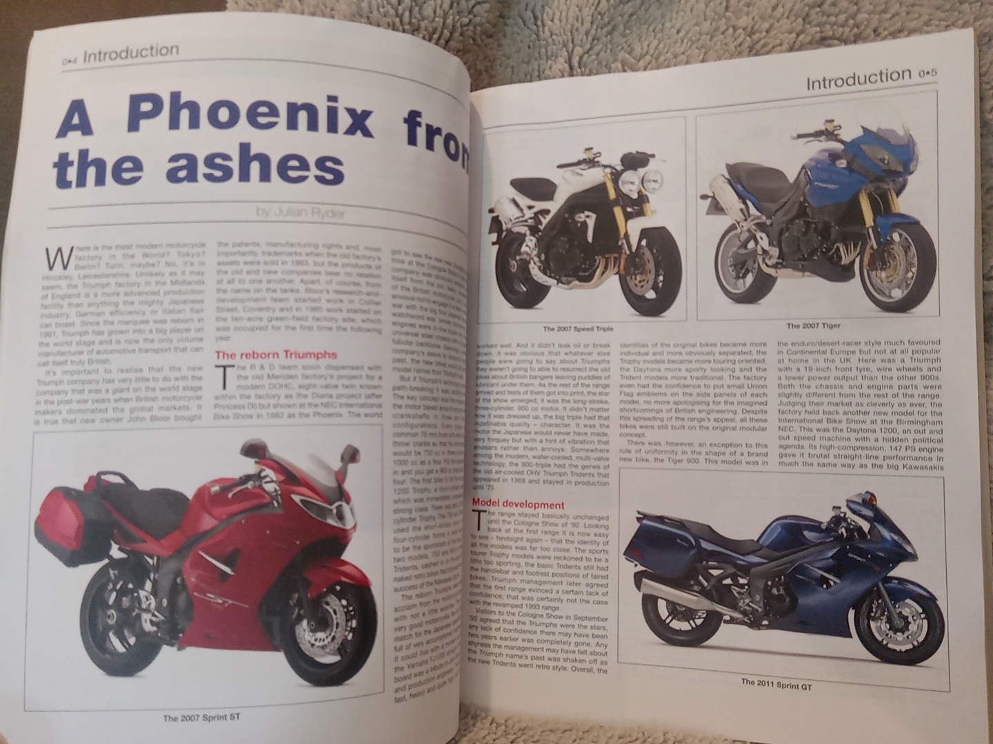 Triumph 1050 Sprint ST Speed Triple & Tiger by Haynes Publishing