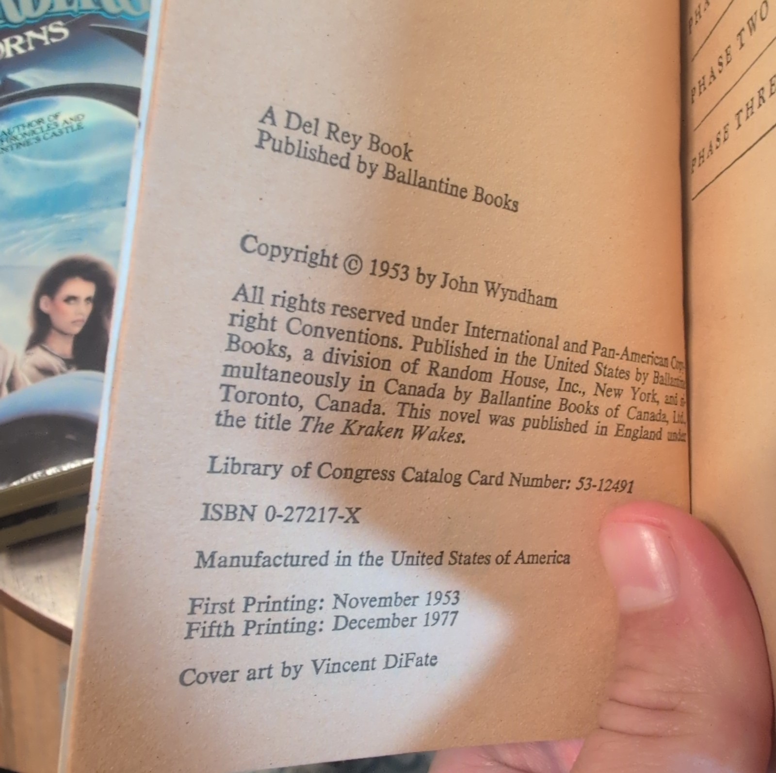 Bargain Book Lot 5 Sci-Fi Paperbacks for $20 Vintage Good Condition