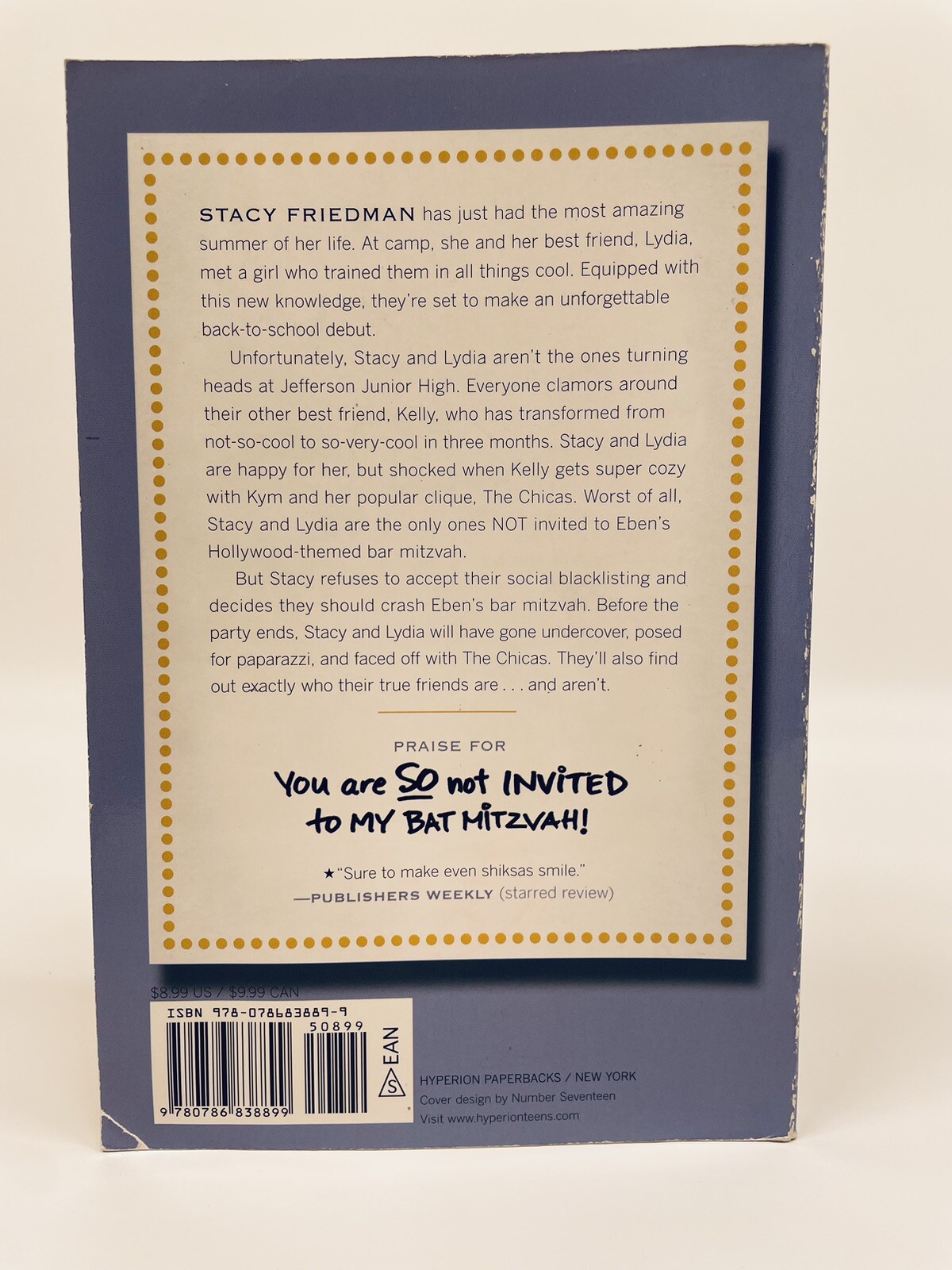We Are So Crashing Your Bar Mitzvah/ Fiona Rosenbloom/ Age 12 And Up/ Humorous
