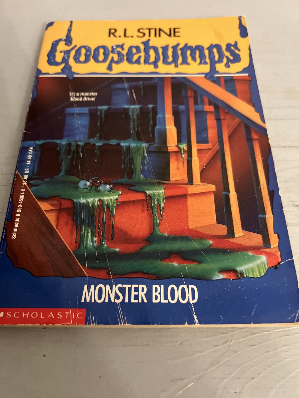 Goosebumps Ser.: Monster Blood by R. L. Stine (1992, Trade Paperback) (PRE-OWNED