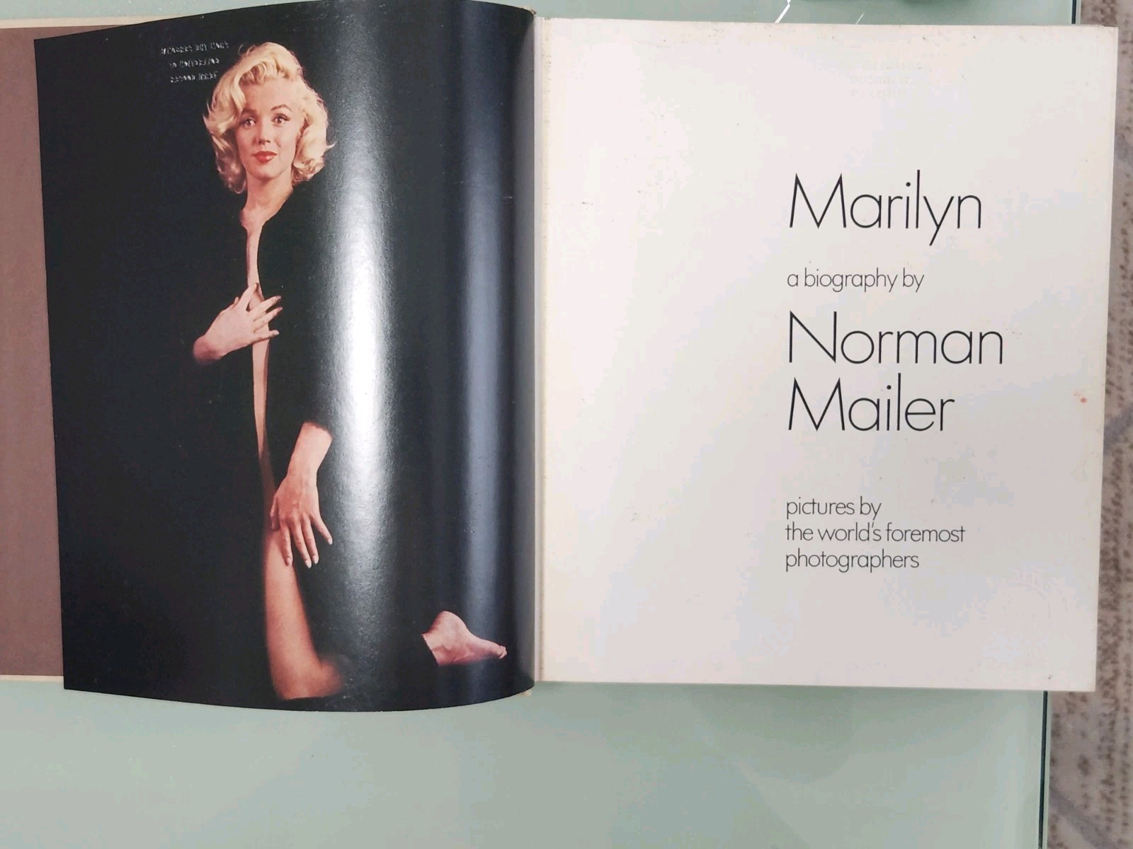 Marilyn Monroe: A Biography Norman Mailer 1973 Hardcover Book First Printing