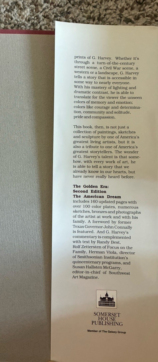 The Golden Era: The American Dream Second Edition G Harvey Hardcover
