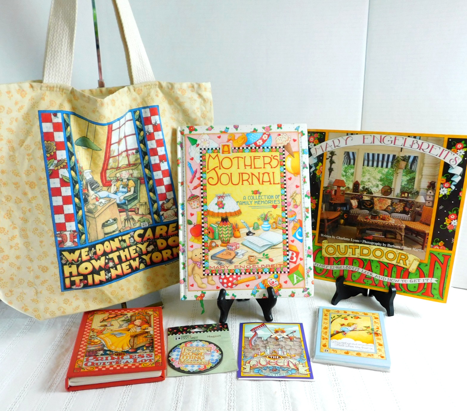 Mary Engelbreit Book Tote Cards Lot of 7 items Collectibles Vintage New & Used !