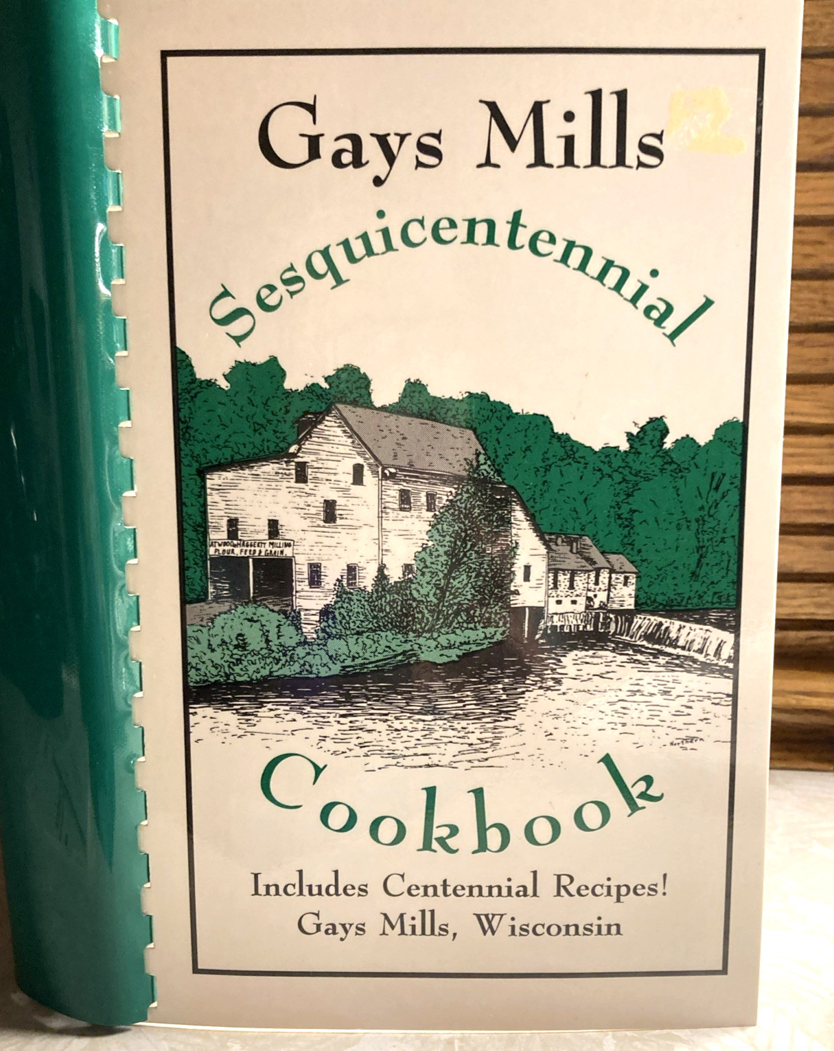 Gays Mills Sesquicentennial Cookbook Gays Mills, Wisconsin 1998 With 456 Pages!