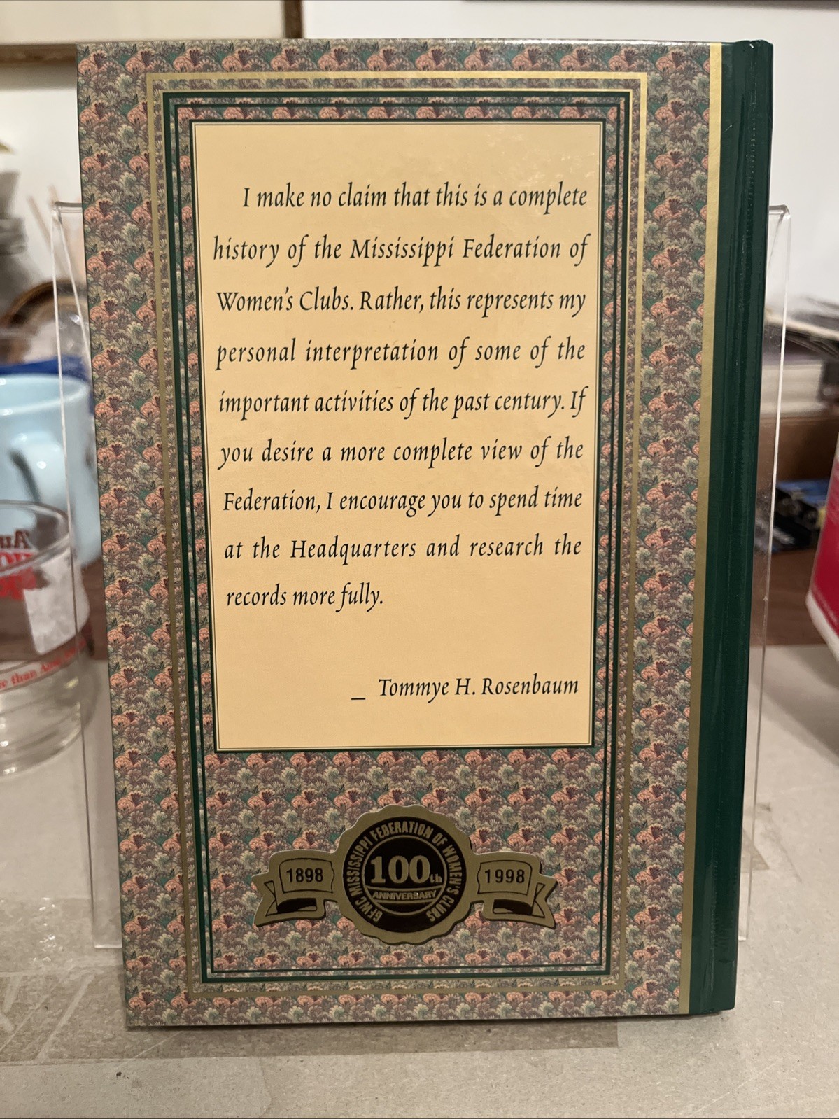 A History of the Mississippi Federation of Women’s Clubs First Limited Printing