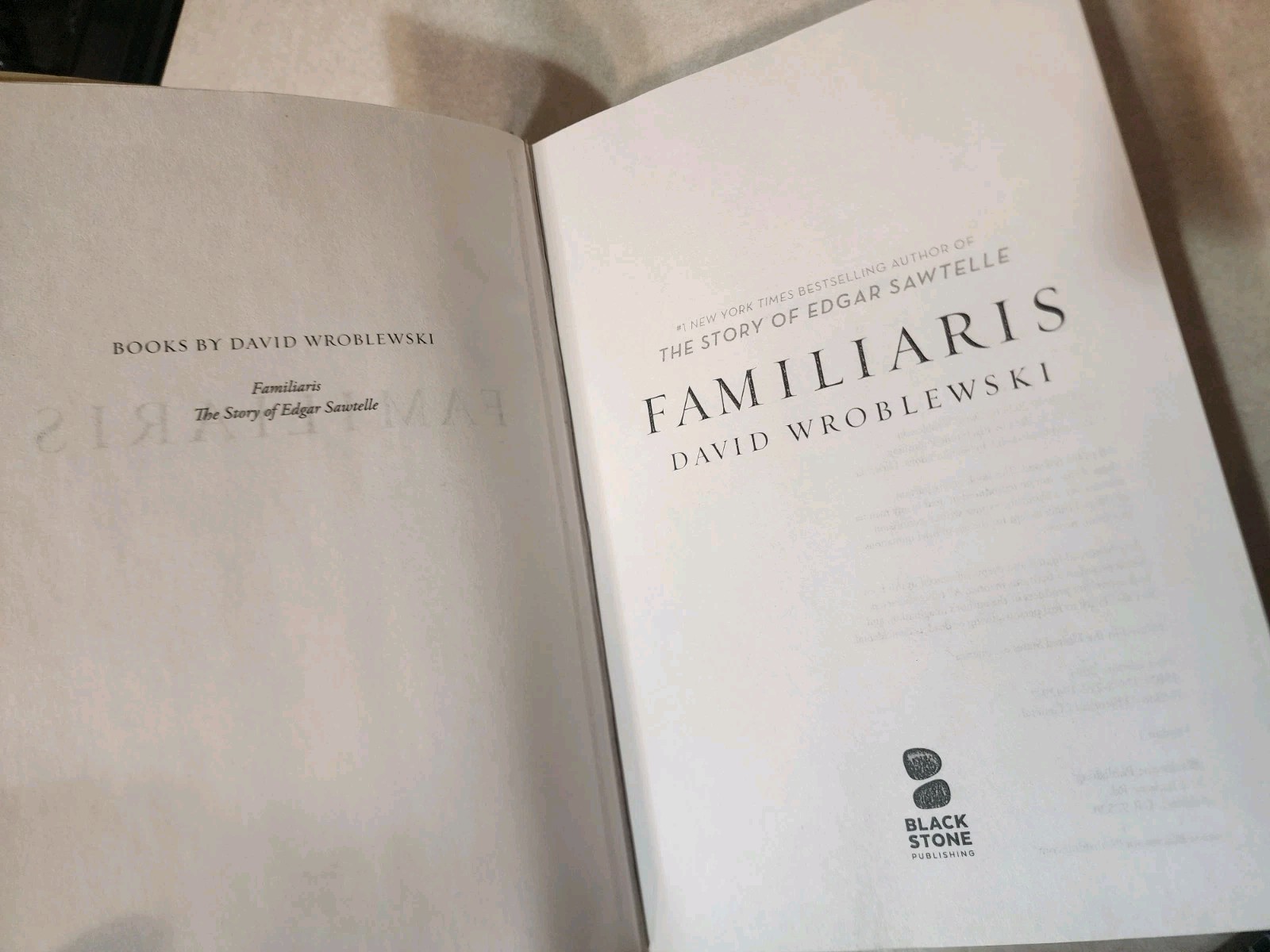Familiaris David by Wroblewski, 2024 Hardcover w/ Dust Jacket Oprah’s Book Club