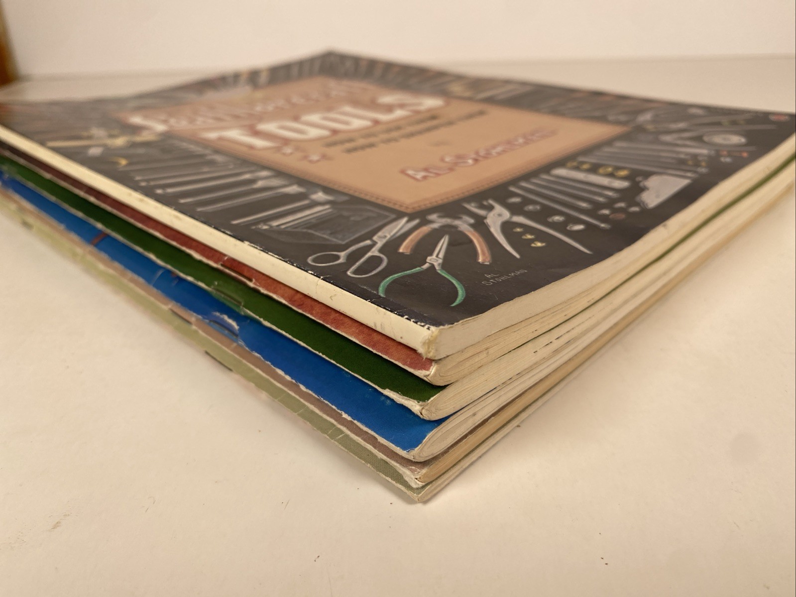 Al Stohlman LEATHERCRAFT Lot of 6 – The Art Of Leather Cases, Hand Sewing, Buck