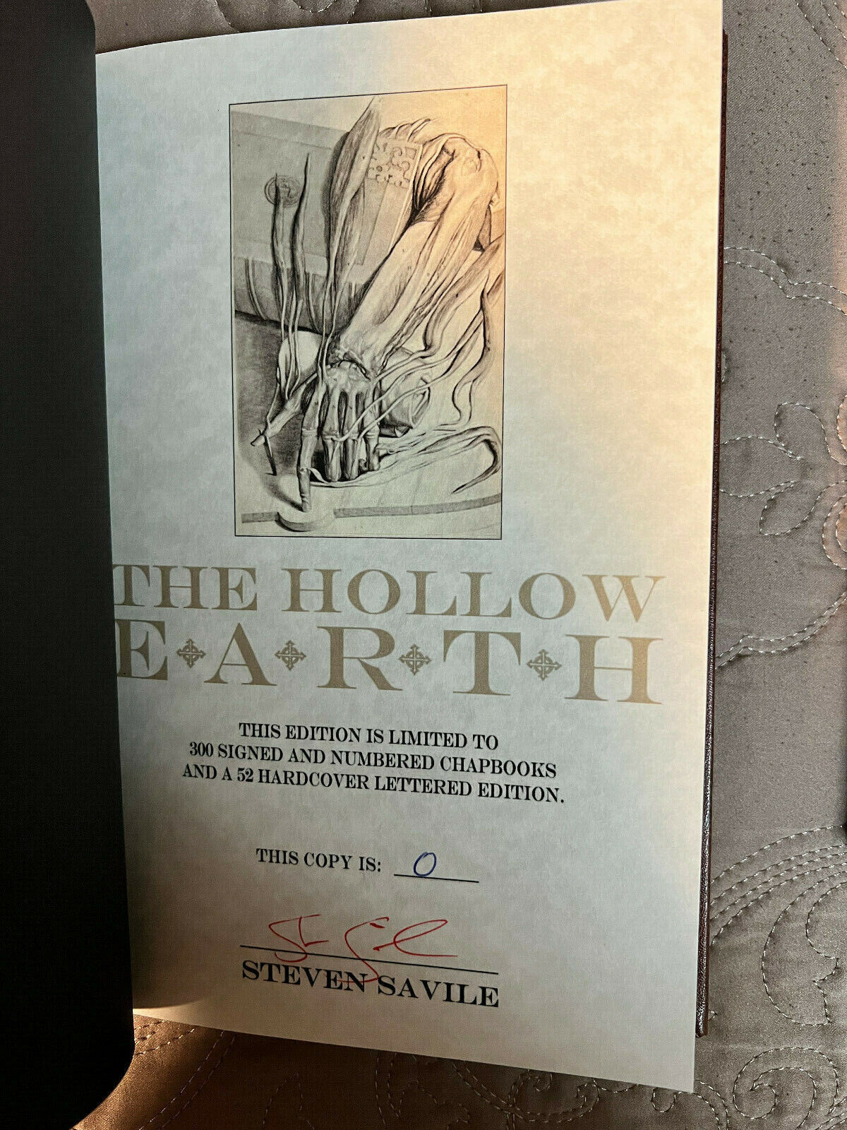 The Hollow Earth Steven Savile Bloodletting Press Lettered O Metal Slipcase