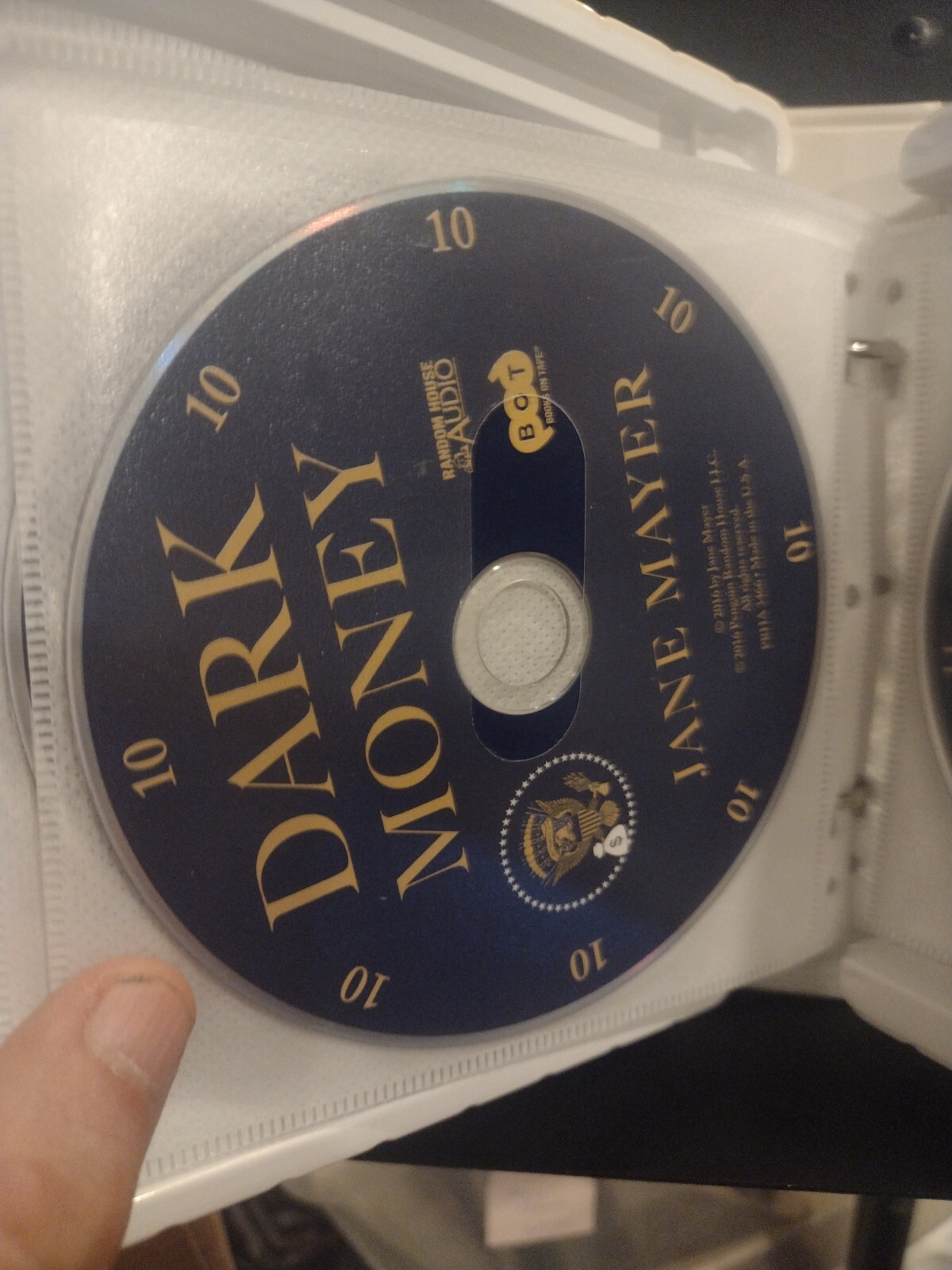 Dark Money The Hidden History of the Billionaires Jane Mayer Book On 14 CD’s VG