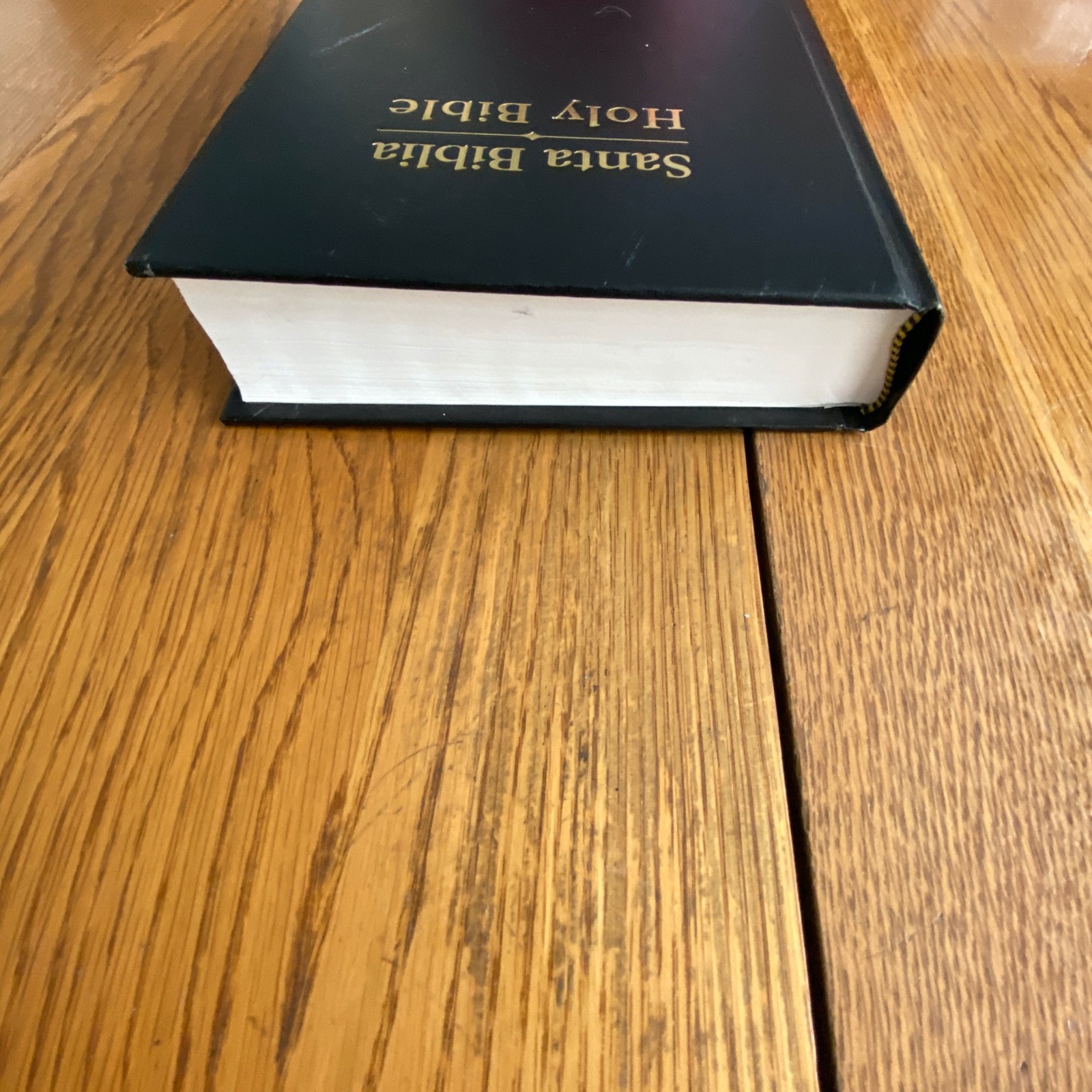 Santa Biblia Holy Bible NASB Updated Edition Bilingual Edition Hardcover Black