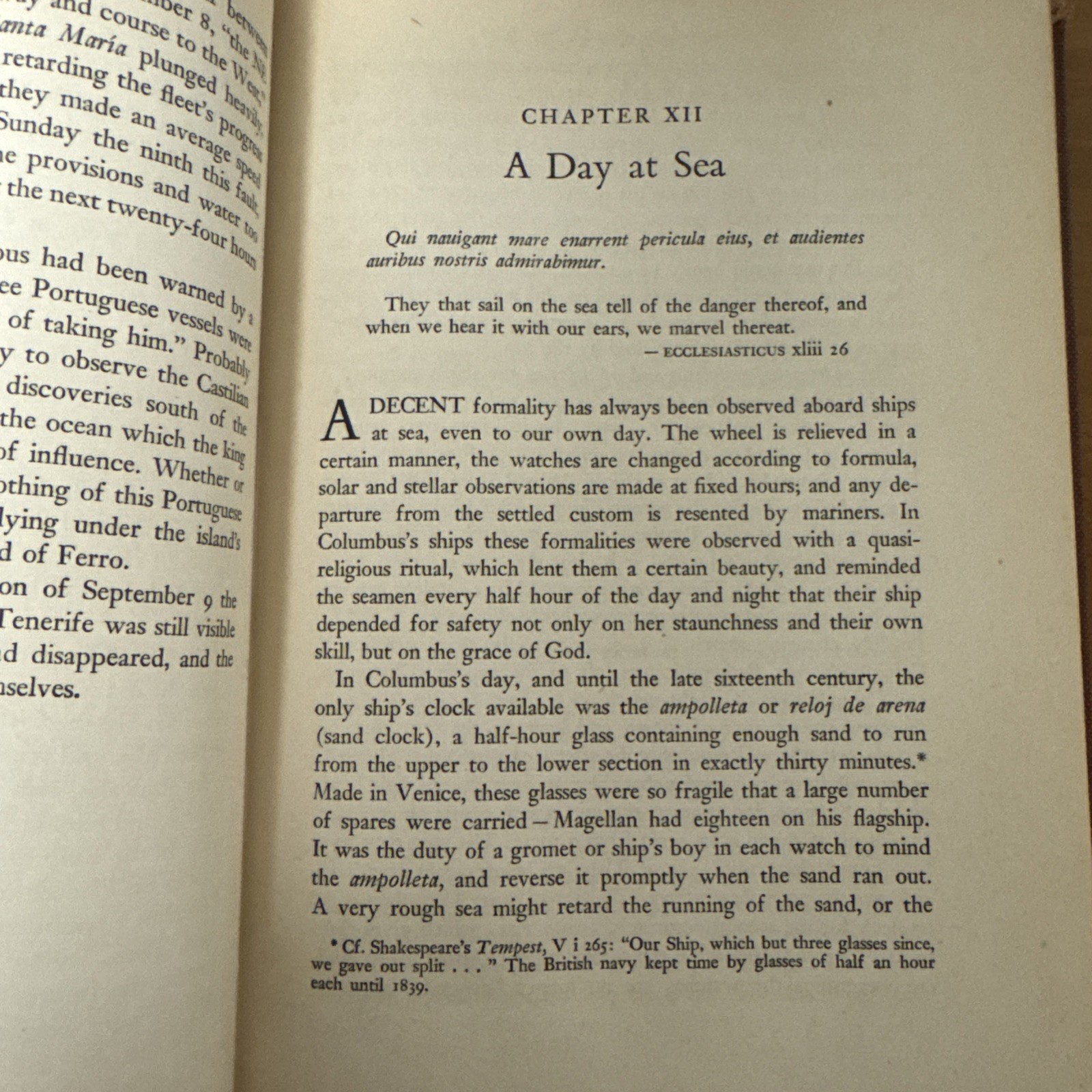 old Admiral of the Ocean Sea 1942 HC 1st Ed Samuel Eliot Morison Columbus book
