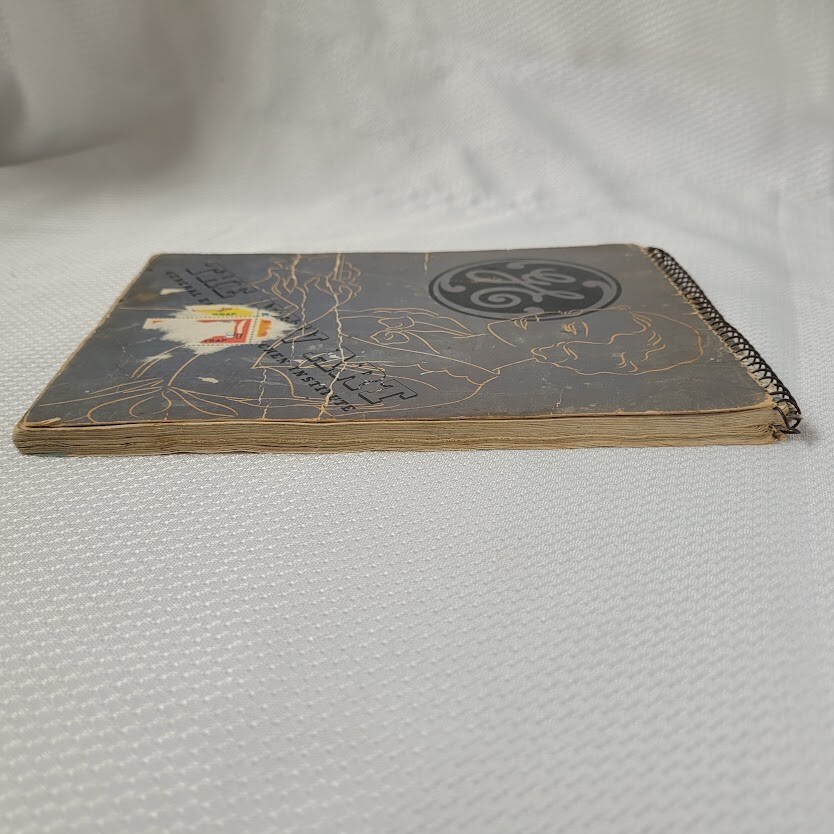 The New Art General Electric Kitchen Institute 1937 Cookbook Recipes VTG PreWWII