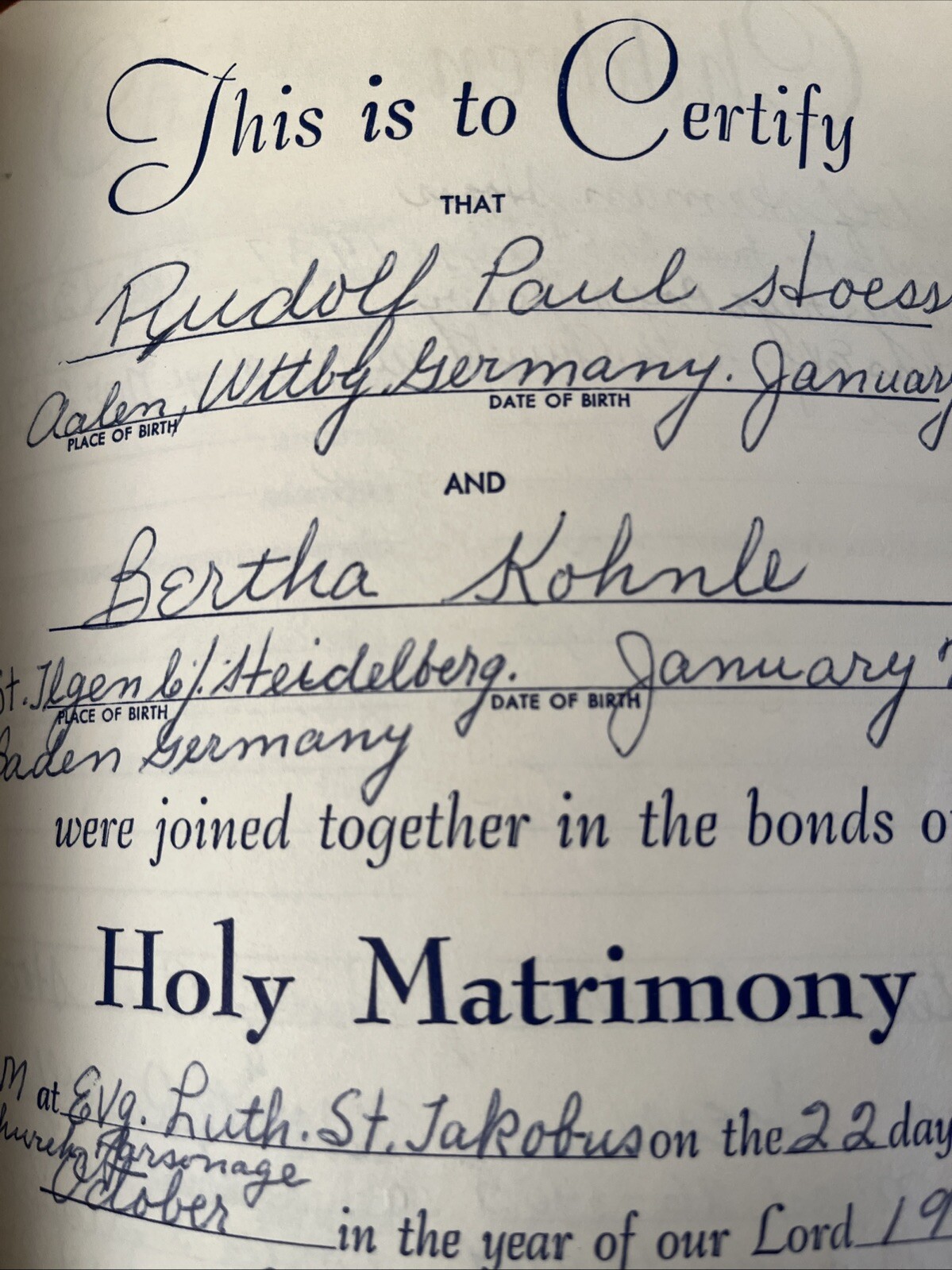 Holy Bible Concordance Red Letter KJV National Bible Press 1944
