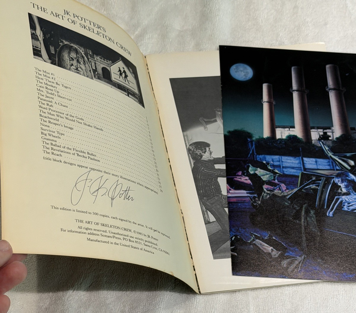 The Art Of Skeleton Crew by JK Potter Signed Limited Edition