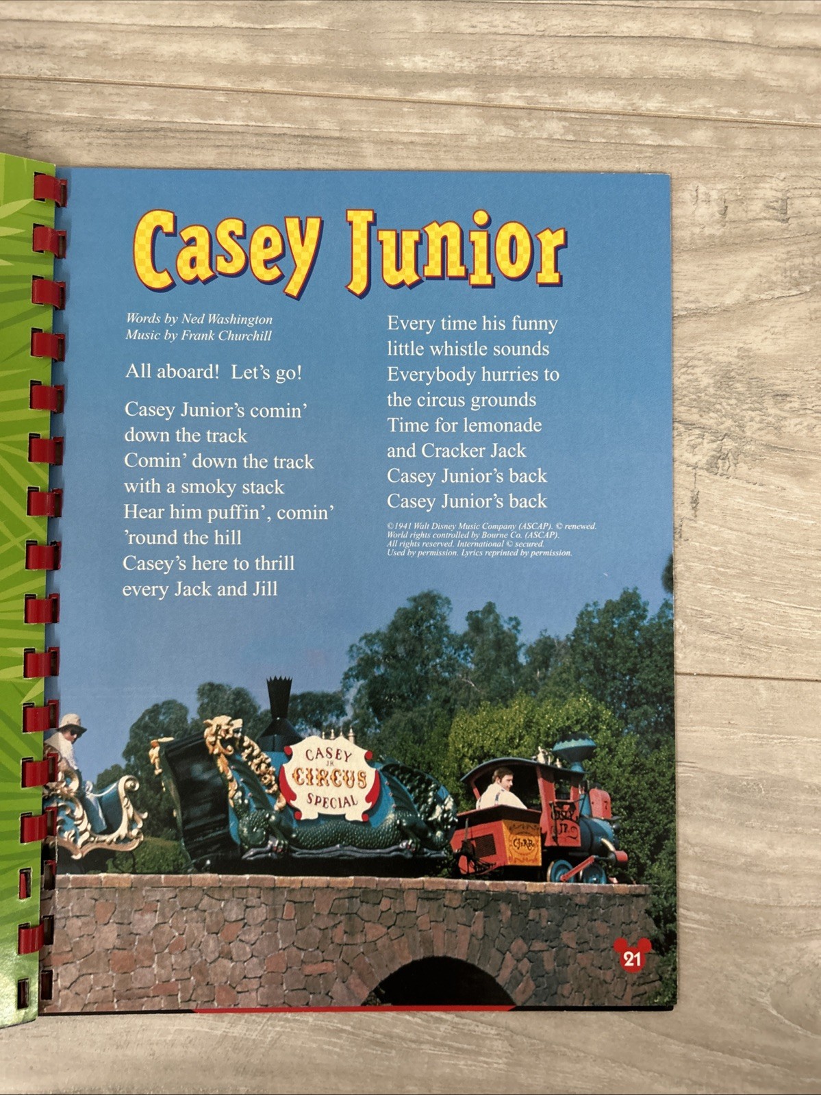 Disney’s Mickey Mouse 1977 50 Happy Years + Theme Park Sing Along A3