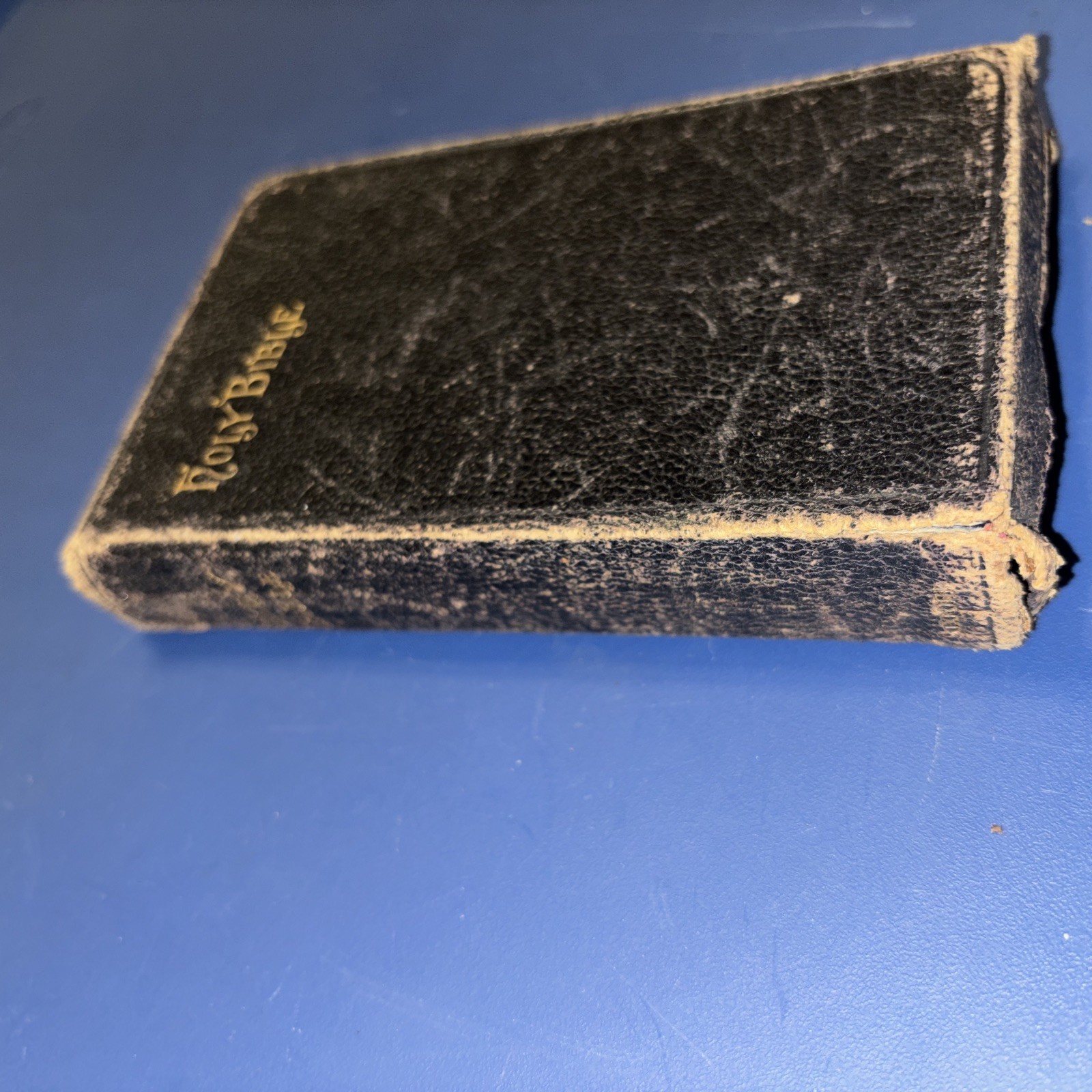 Antique 1898 Oxford Holy Bible KJV Pocket Bible Maps Gilt Edges 5.5″x3.5″