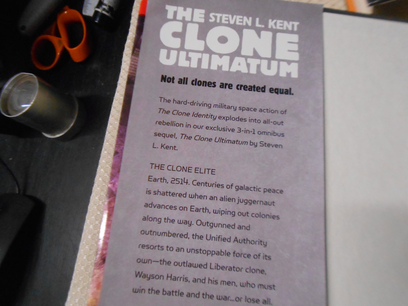 The Clone Identity Ultimatum Omnibus (1st Edition HC, SFBC, 2011) Steven L. Kent