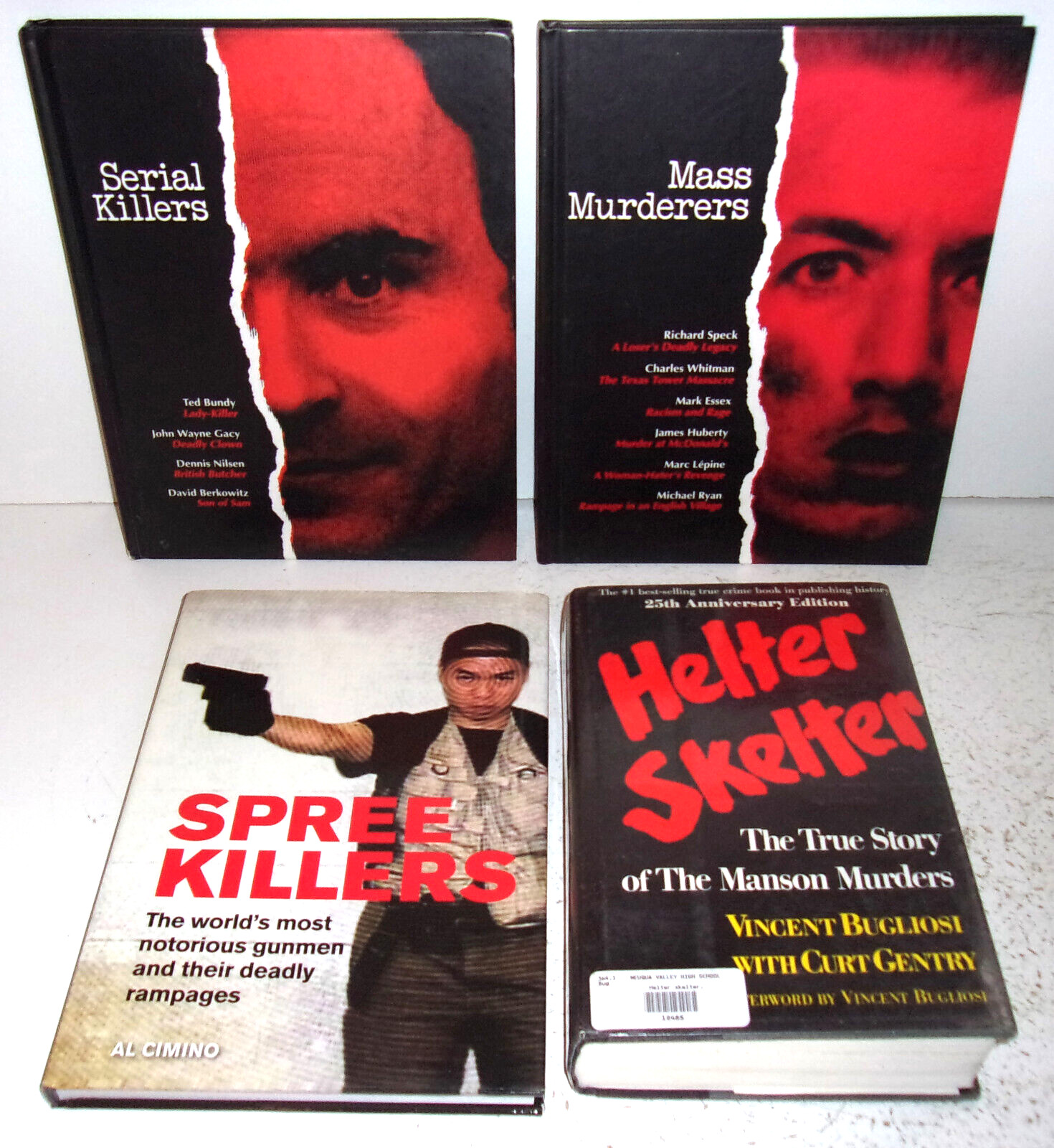 8 True Crime Hardcover Books Time Life Books Mass Murderers & Serial Killers