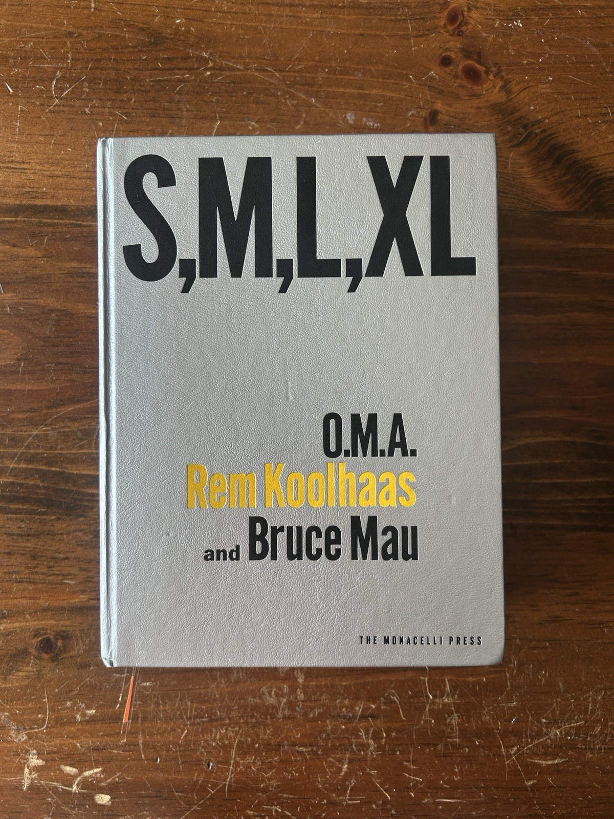 S, M, L, XL / Rem Koolhaas Yellow First Edition Rem Koolhaas Architecture