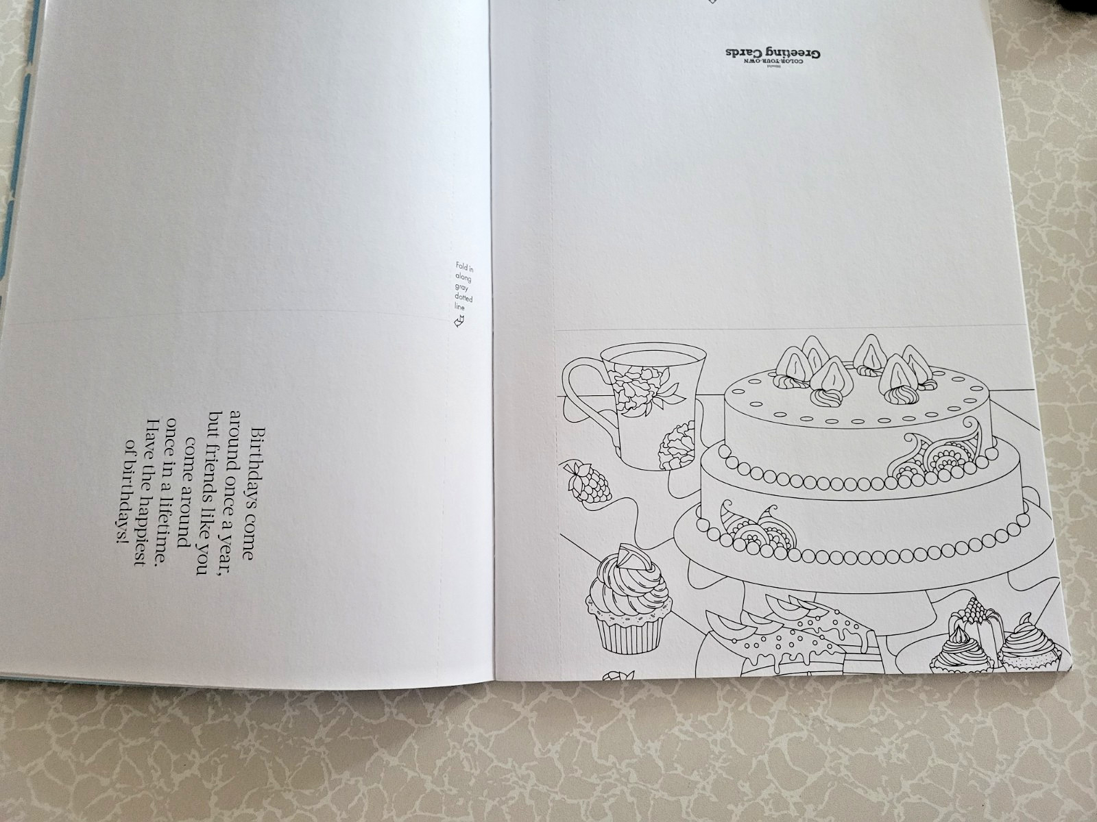 COLOR YOUR OWN GREETING CARDS Create 27 Fun & Festive Cards – Children & Adult