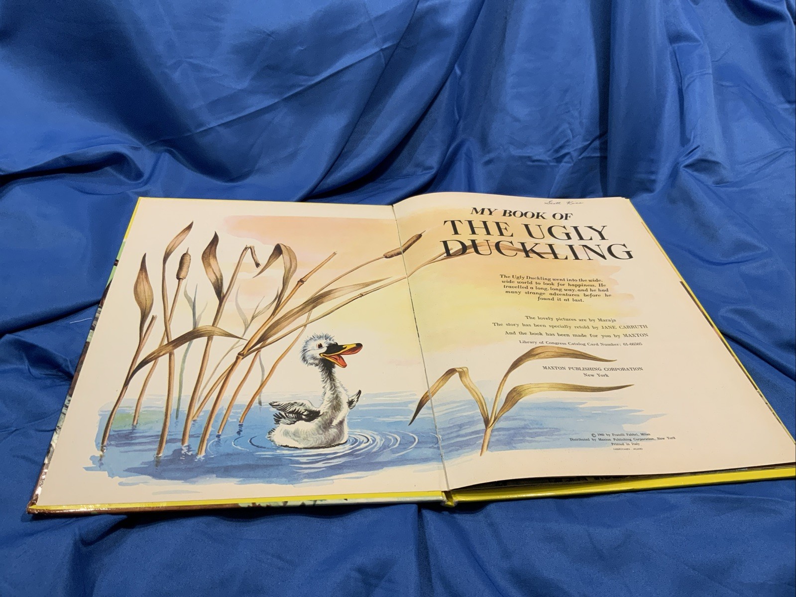 My Book of The Ugly Duckling, retold by Jane Carruth, pictures by Maraja