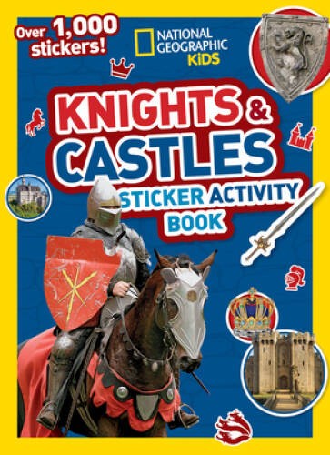 Knights and Castles Sticker Activity Book – Paperback – VERY GOOD