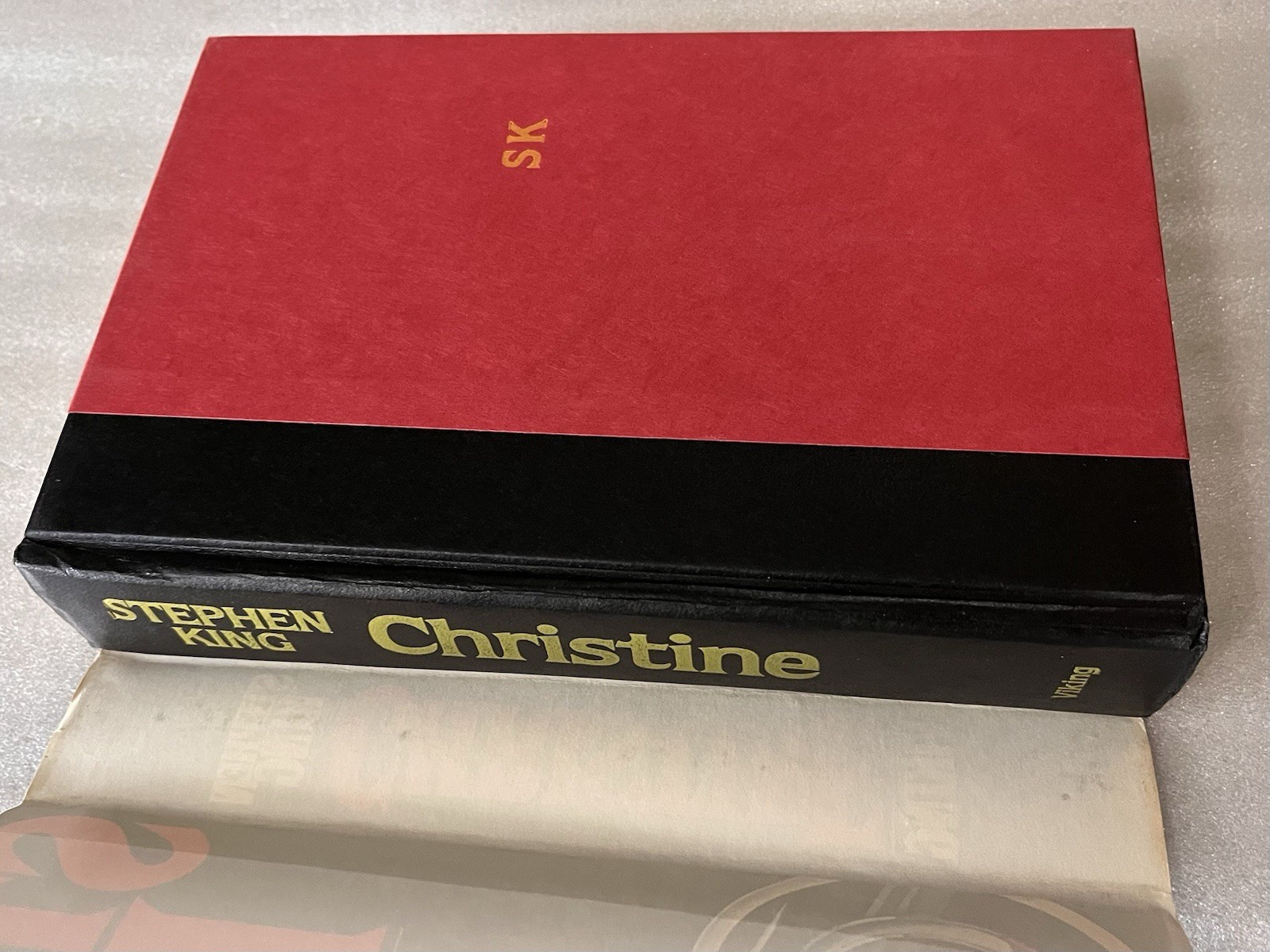 Stephen King – Carrie + Cujo + Christine Book Club HC Editions w Dust Jackets