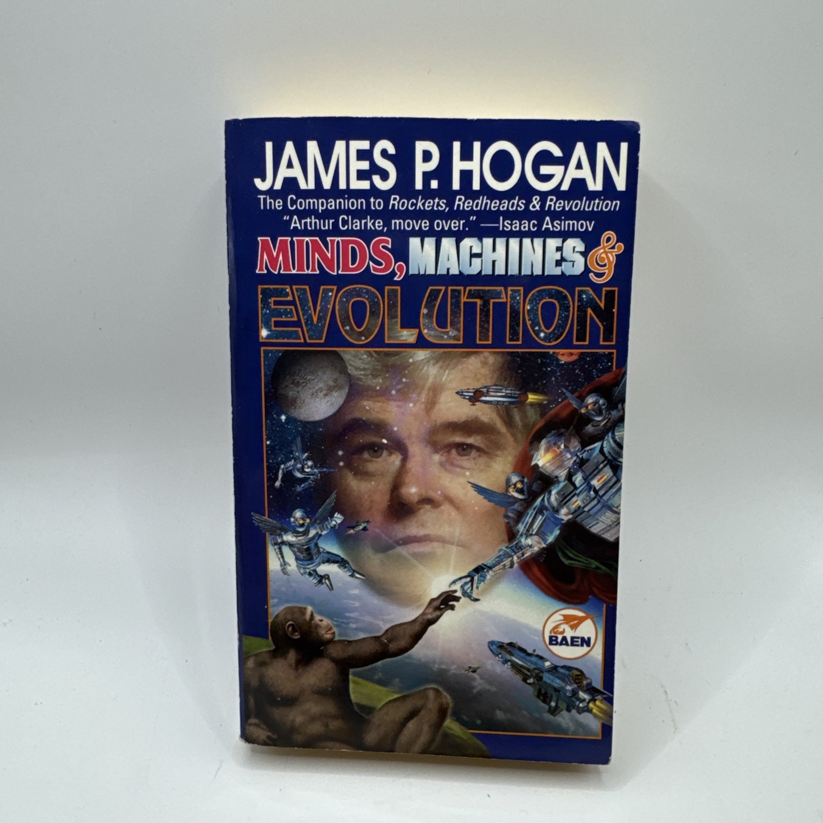 JAMES P. HOGAN Lot 8 Vtg Sci-Fic PB Novels INHERIT THE STARS & Various Others