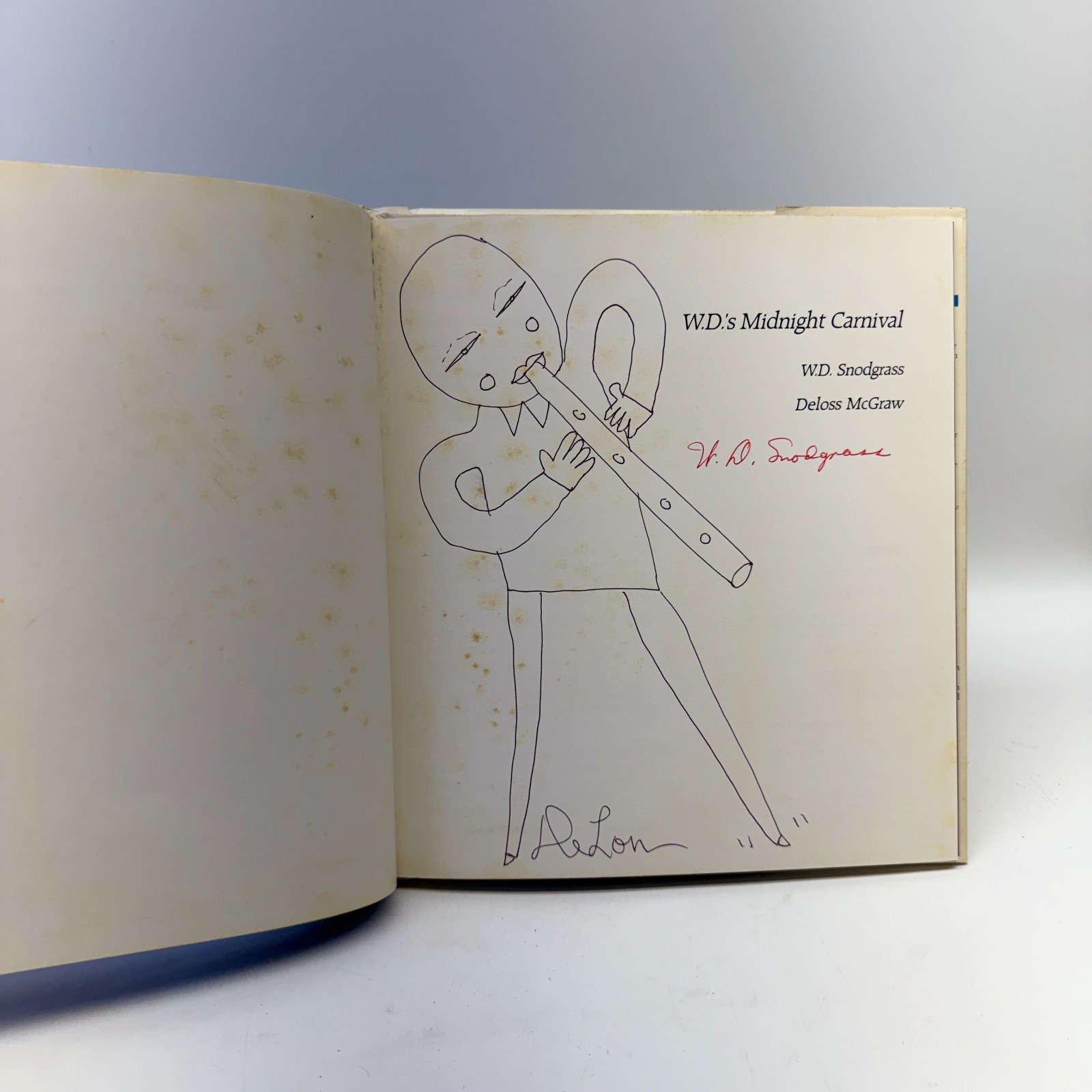 W.D.’s Midnight Carnival – W.D. Snodgrass & Deloss McGraw – 1988 Signed Art