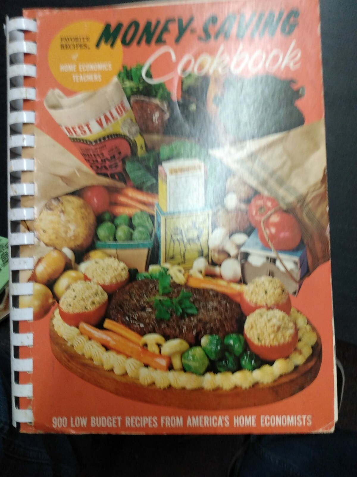 Vintage Money Saving Cookbook Recipes from Americas Home Economists 254 pages