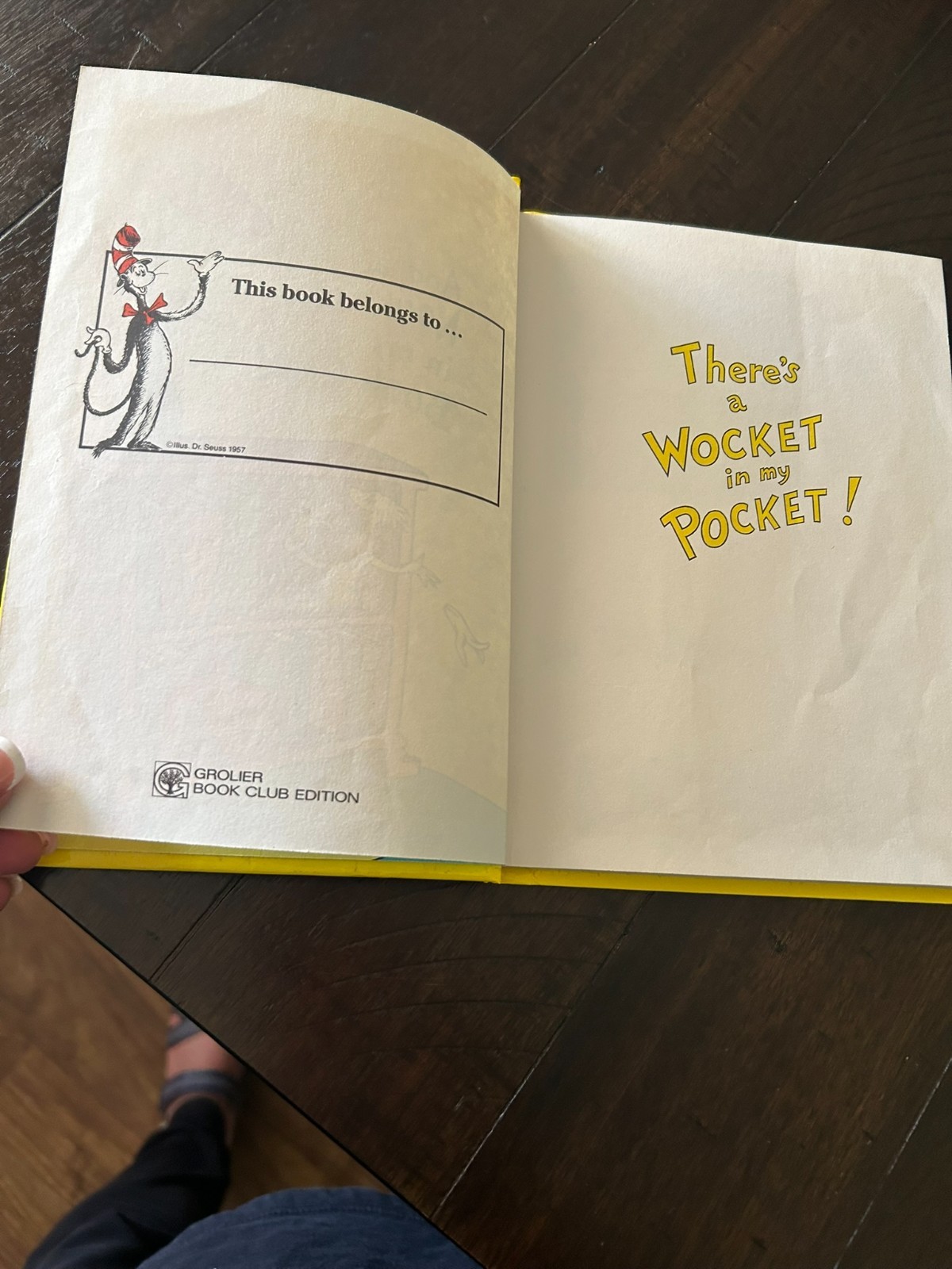 ≈ 1974 1st Printing 1st Edition *DR.SUESS ~ THERES A WOCKET IN MY POCKET!