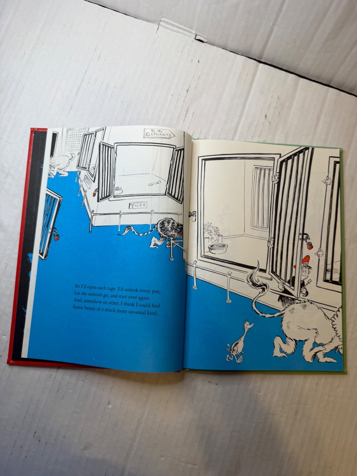 If I Ran The Zoo by Dr. Seuss – Banned – Grolier Book Club Edition Hardcover