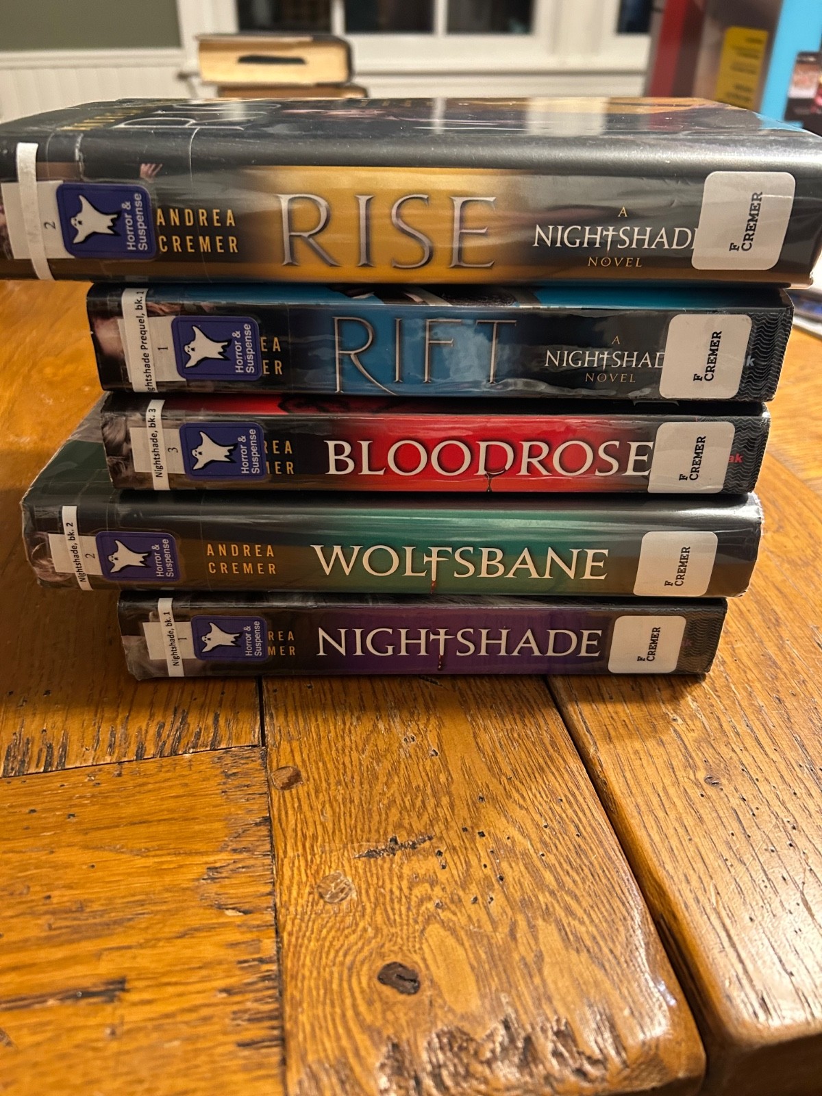 Nightshade Novel Wolf Series 5 Mixed Book Set HB/PB By Andrea Cremer