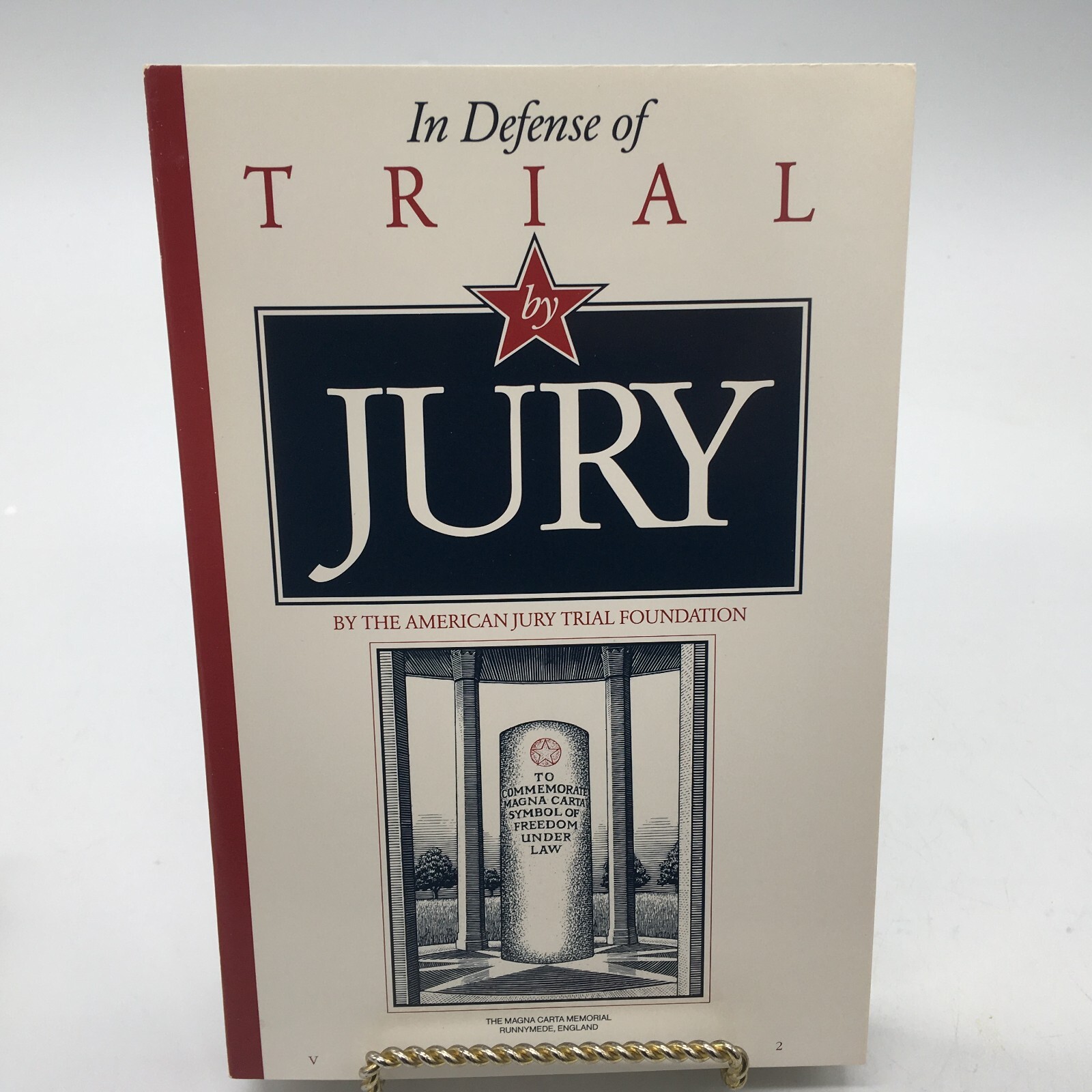 “In Defense of Trial by Jury” Volumes 1 & 2 Softcover Books + Slipcase, Few 1993