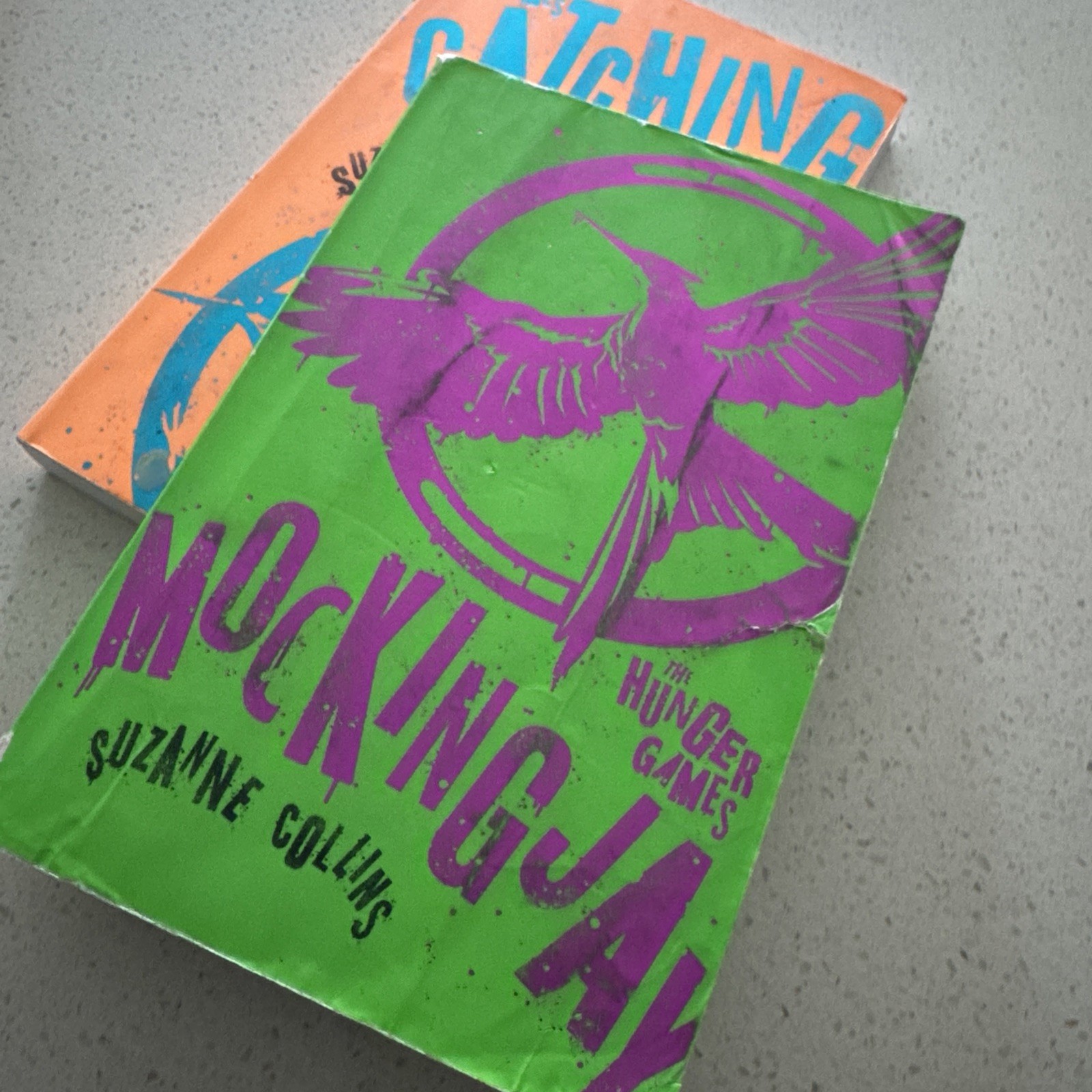 Rare The Hunger Games Neon Trilogy Box Suzanne Collins Paperback Scholastic.