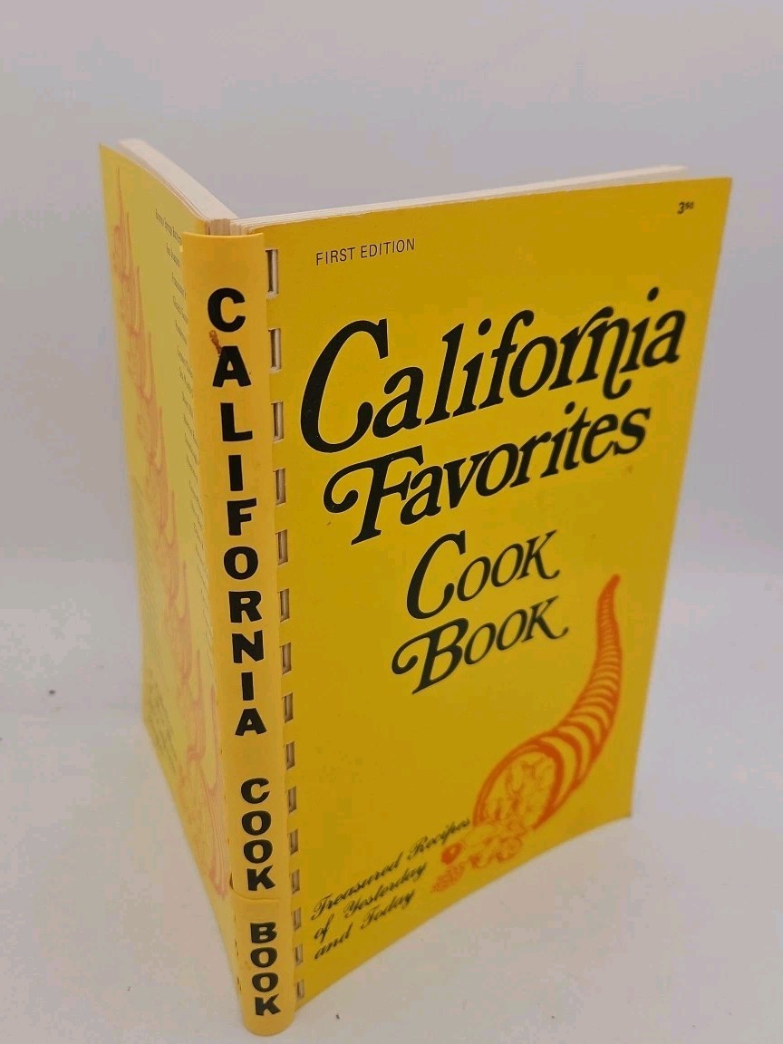 California Favorites Cook Book 400 Recipes Al Mildred Fischer 1979 Spiral VG A1