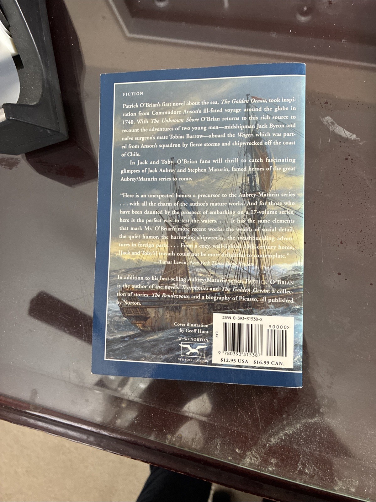The Unknown Shore by Patrick O’Brian, NEW1st. Edition Paperback, FREE SHIP